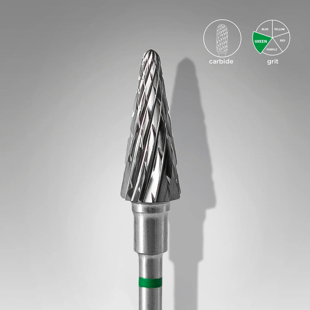 Embout dépose carbure conique vert STALEKS
