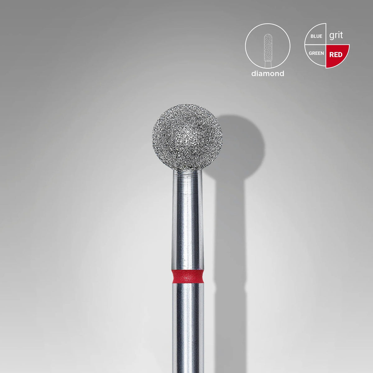Embout diamanté « BOULE » rouge STALEKS