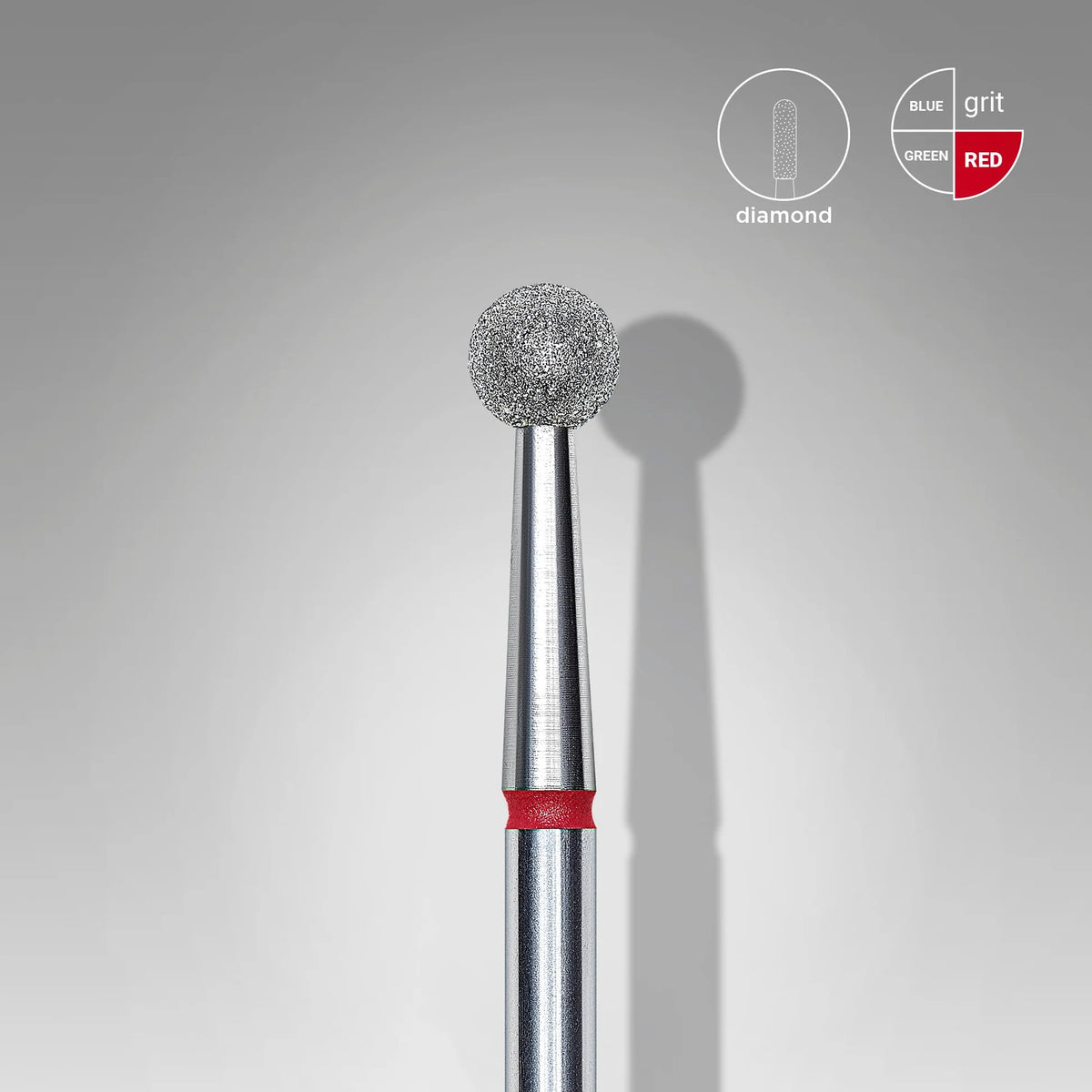Embout diamanté « BOULE » rouge STALEKS