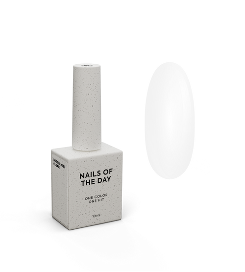 BOTTLE GEL CLEAR NAILS OF THE DAY